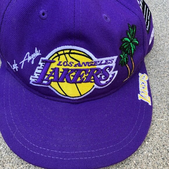 NEW ERA Los Angeles Lakers Local Snapback Hat 9Fifty LA City of Angels Hollywood - Picture 3 of 10